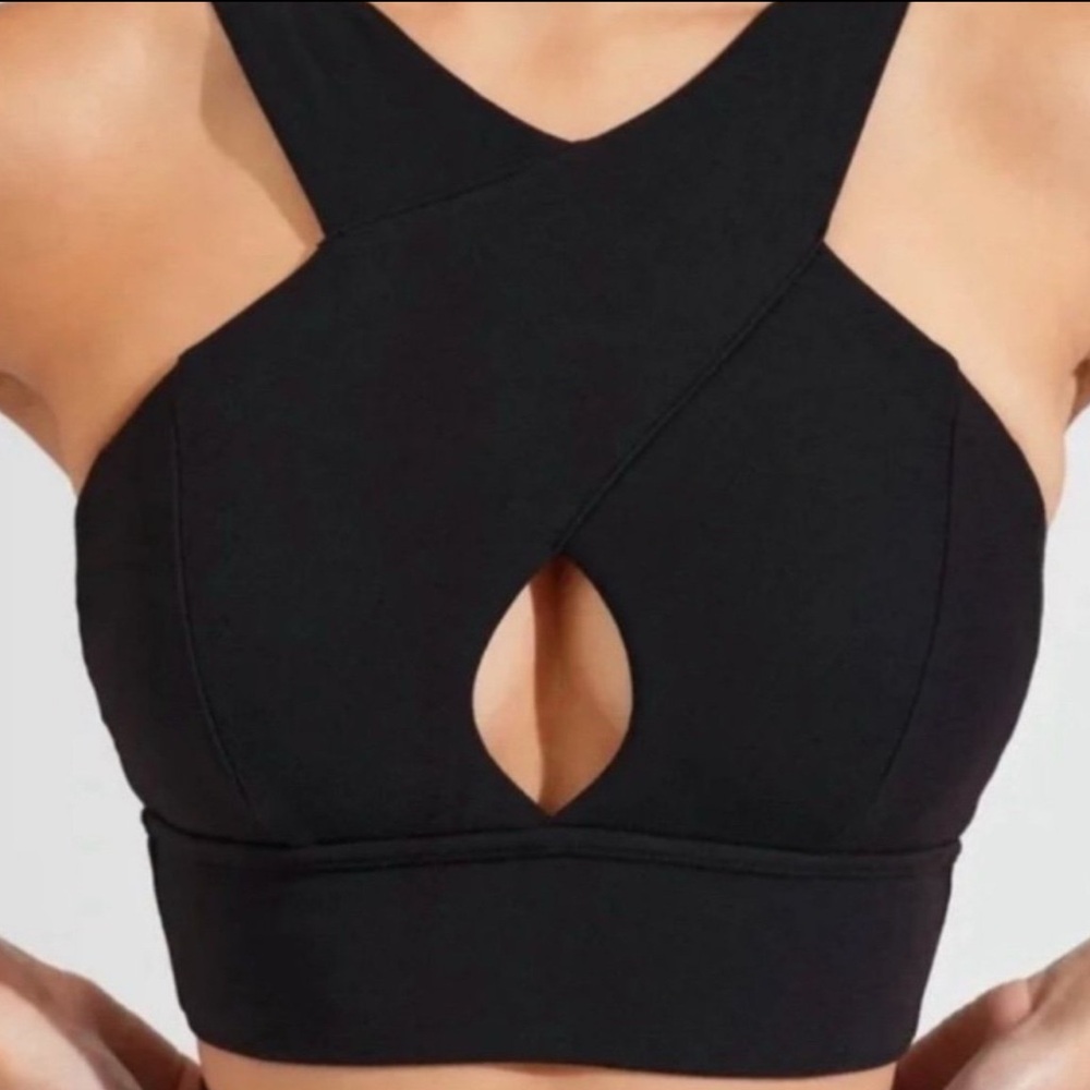 Black Cross-Back Bralette